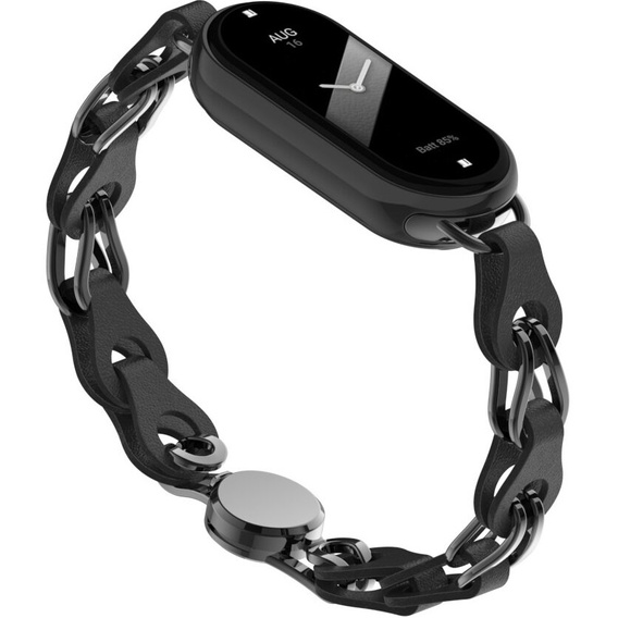 Γυναικείο βραχιόλι για Xiaomi Smart Band 10 / 9 / 8, μαύρη