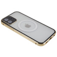 Μαγνητική θήκη MagSafe Dual Glass για iPhone 12, χρυσή