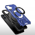 Θήκη για iPhone 16 Plus, θωρακισμένη με βάση και λαβή, μπλε