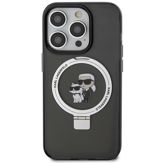 Θήκη Karl Lagerfeld Ring Stand Karl & Choupette MagSafe για iPhone 15 Pro