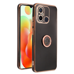 Θήκη για Xiaomi Redmi 12C, Electro Ring, μαύρη