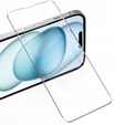 2x Μετριασμένο γυαλί για iPhone 15 Plus, ERBORD 9H Hard Glass στην οθόνη