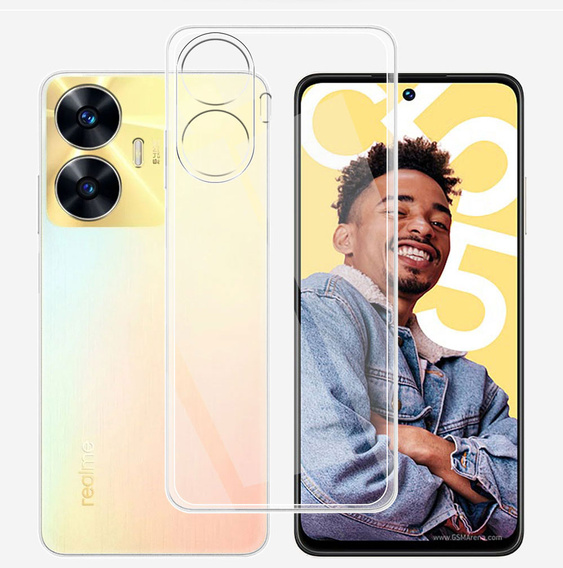 Λεπτή θήκη για Realme C55, Slim, διαφανής