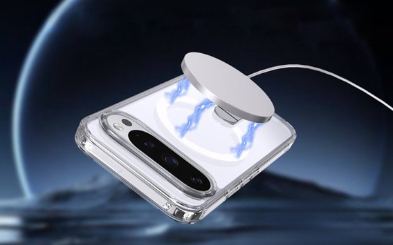 Υβριδική θήκη Fusion για το Google Pixel 10 Pro XL, για MagSafe, με βάση, διάφανη