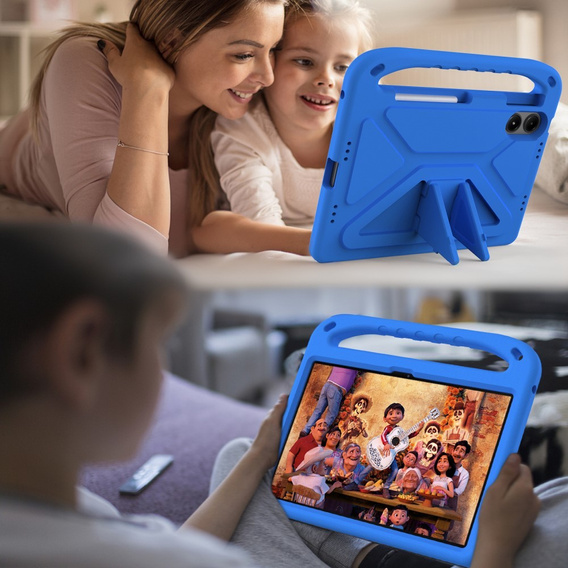 θήκη για παιδιά για Xiaomi Redmi Pad Pro / Xiaomi Poco Pad, με λαβή, μπλε