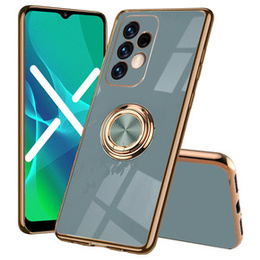 Θήκη για Samsung Galaxy A13 4G, Electro Ring, γκρι