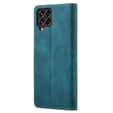 θήκη CASEME για Samsung Galaxy M33 5G, Leather Wallet Case, μπλε
