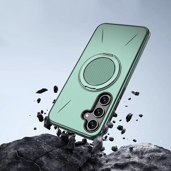 Θήκη με βάση για MagSafe για Samsung Galaxy A57 5G, πράσινη