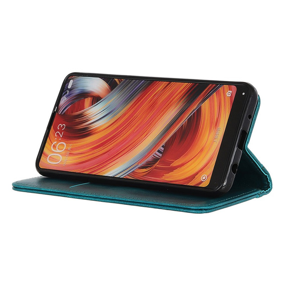 Θήκη για Xiaomi Redmi Note 13 Pro 4G / Xiaomi Redmi Note 14S / Xiaomi Poco M6 Pro 4G, Wallet Litchi Leather, πράσινη