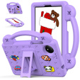 Παιδική θήκη για Xiaomi Redmi Pad SE 8.7", Cute Patterns, με βάση, μωβ