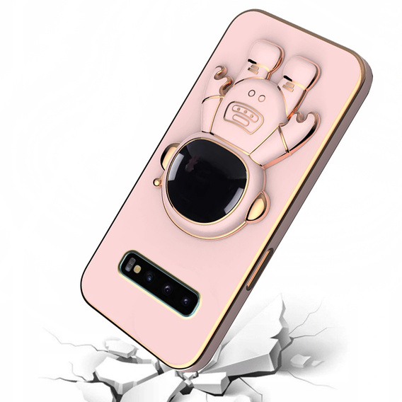 Θήκη για Samsung Galaxy S10 Plus, Astronaut, ροζ rose gold
