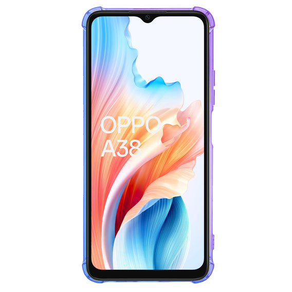 θήκη για το Oppo A38 4G / Oppo A18 4G, Gradient Dropproof, Μωβ / μπλε