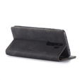 θήκη CASEME για Xiaomi Redmi Note 8 Pro, Leather Wallet Case, μαύρη