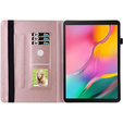 Θήκη για Lenovo Tab M9, Wallet Pen Slot, butterflies, καφέ