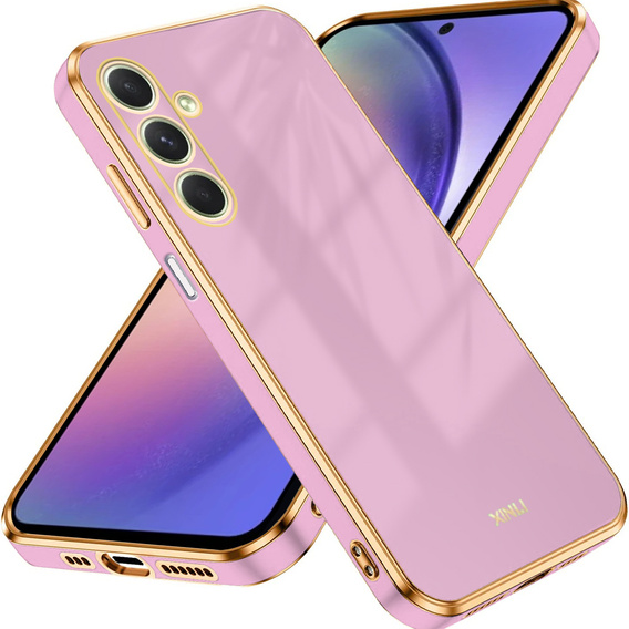 Θήκη για Samsung Galaxy A54 5G, Glamour CamShield, μωβ