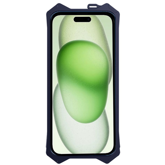 Θωρακισμένη θήκη για iPhone 15 Plus, Aluminum Alloy, μαύρη