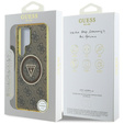 Θήκη GUESS Magnetic IML Metal Glitter 4G Circle Triangle για Samsung Galaxy S25 Ultra