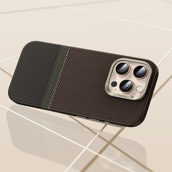 Θήκη BENKS Kevlar Magnetic Armor Pro Prestige 600D Y066 για MagSafe με ενεργό κουμπί για iPhone 16 Pro Max