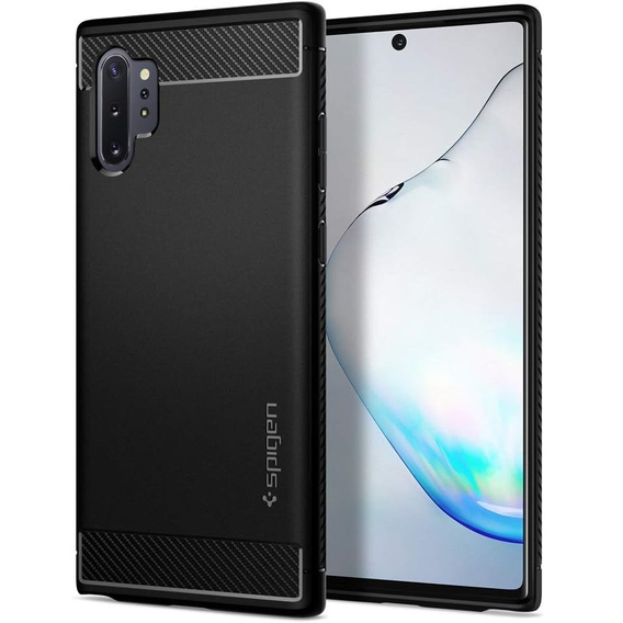 Θήκη Spigen για Samsung Galaxy Note 10+ Plus, Rugged Armor, μαύρο