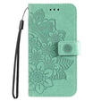 Θήκη με πτερύγιο για Xiaomi Redmi Note 12 4G, Mandala Flower, πράσινη