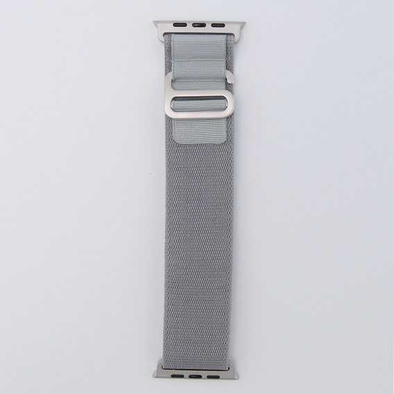 Λουράκι νάιλον για Apple Watch 1/2/3/4/5/6/7/8/SE/ULTRA 42/44/45/49mm, γκρι
