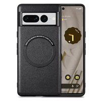 Θήκη για Google Pixel 7 Pro 5G, Leather Hybrid MagSafe, μαύρη