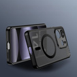 Θήκη για Xiaomi Redmi Note 14 4G, για MagSafe, ERBORD Μatt Case, μαύρη + Γυαλί οθόνης