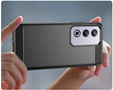 Θήκη για Oppo A80, Carbon, μαύρη
