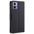 Θήκη με πτερύγιο για Motorola Edge 30 Neo 5G, Wallet Thin Magnet, μαύρη