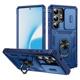 Θήκη για Samsung Galaxy S25 Ultra, KickStand Camera Lens, μπλε