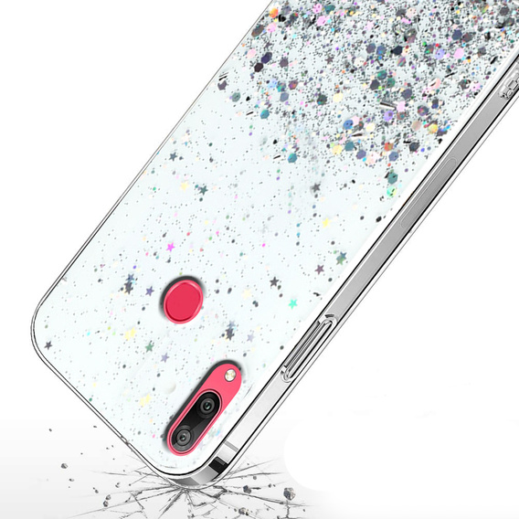 Θήκη για Huawei Y7 2019, Glittery, διαφανής