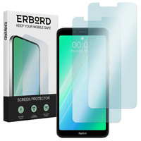 2x Μετριασμένο γυαλί για Xiaomi Redmi 7A, ERBORD 9H Hard Glass στην οθόνη