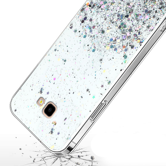 Θήκη για Samsung Galaxy J4 Plus, Glittery, διαφανής