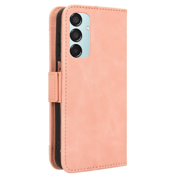Θήκη με πτερύγιο για Samsung Galaxy M15 5G, Card Slot, ροζ