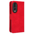 Θήκη με πτερύγιο για Honor 70 5G, Card Slot, κόκκινη