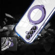 Μαγνητική θήκη για Samsung Galaxy A36 5G, για MagSafe, μωβ