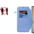 Θήκη με πτερύγιο για Samsung Galaxy S24 FE, RFID Wallet MagSafe CamShield, μπλε