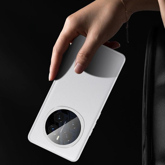 Θήκη για Honor Magic 7 Pro 5G, Leather Hybrid MagSafe, γκρι