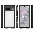 Θήκη για Google Pixel 7 5G, Fusion Hybrid, με προστασία κάμερας, διαφανής / μαύρη