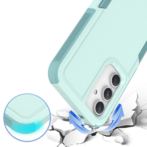 Θωρακισμένη θήκη για Samsung Galaxy S23 FE, Dual Shockproof, πράσινη