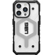 Urban Armor Gear Θήκη για iPhone 15 Pro, Pathfinder MagSafe, διαφανής / μαύρη