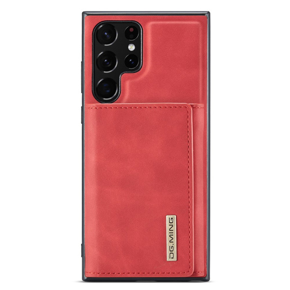 Θήκη για Samsung Galaxy S23 Ultra, DG.MING 2in1, κόκκινη