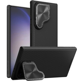 θήκη για το Samsung Galaxy S24 Ultra, θωρακισμένη Nillkin, CamShield Prop, μαύρη