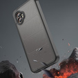 Θήκη για Samsung Galaxy Xcover 7 Pro, Fusion Hybrid, διαφανής / μαύρη