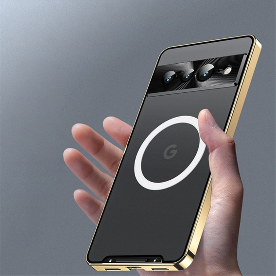 θήκη προστασίας κάμερας για το Google Pixel 8 Pro, CamShield MagSafe, διαφανές / χρυσό