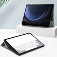 Θήκη για Samsung Galaxy Tab S9 FE+ Plus, Smartcase με χώρο για γραφίδα, γκρι