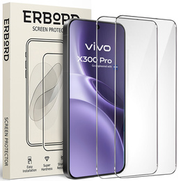 2x Γυαλί ERBORD 9H Hard Glass για Vivo X300 Pro