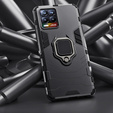 Θήκη για Realme 8 / 8 Pro, Kickstand Ring, μαύρη
