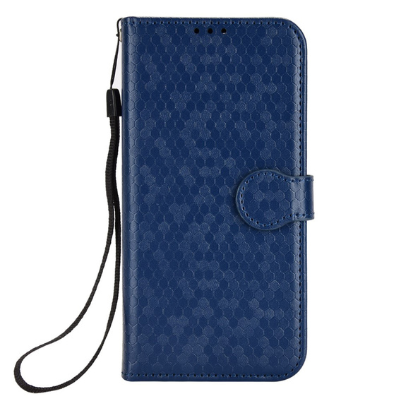 θήκη πτερύγιο για Realme Note 70T 4G, Wallet Rhombus, μπλε