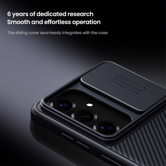 Θήκη NILLKIN Camshield Pro με προστατευτικό κάμερας για Samsung Galaxy S26, μαύρη